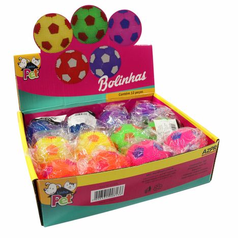 Brinquedo Pet Bolinha Futebol Para cão Com Luz Brinquedo Pet Bolinha Futebol Para cão Com Luz