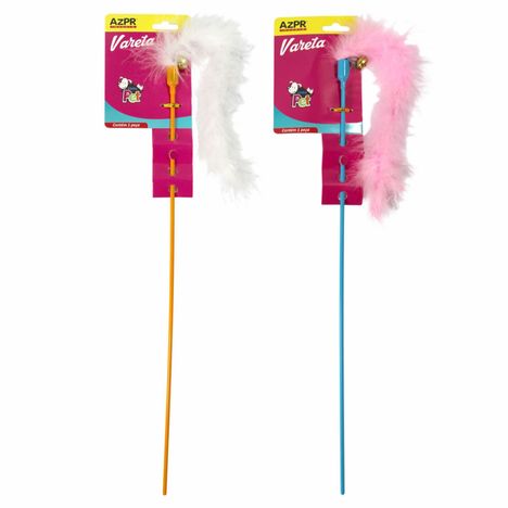 Brinquedo Pet Vareta Pluma 49cm - 1 Unidade Brinquedo Pet Vareta Pluma 49cm - 1 Unidade