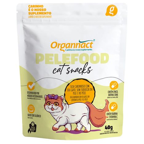 PeleFood Cat Snacks Organnact 40g