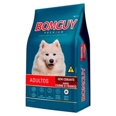 Ração Bomguy Carne e Frango para Cães Adultos 10,1 kg Ração Bomguy Carne e Frango para Cães Adultos 10,1 kg