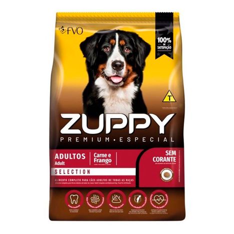 Zuppy Selection Cão Adulto Porte médio e grande Premium Especial Carne e frango 20kg