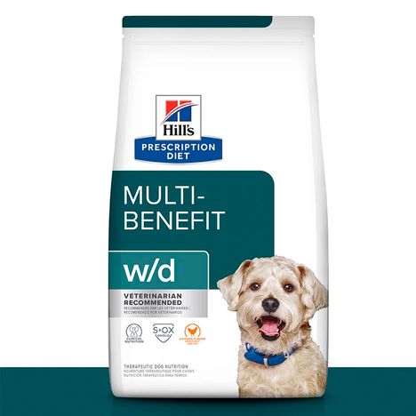 Ração Hills Prescription Diet W/D Cães Adultos Controle do Peso e Glicêmico  - Todas as Raças 3,8 Kg
