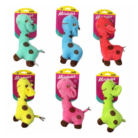 Pet Mordedor Pelucia Girafa - 1 Unidade