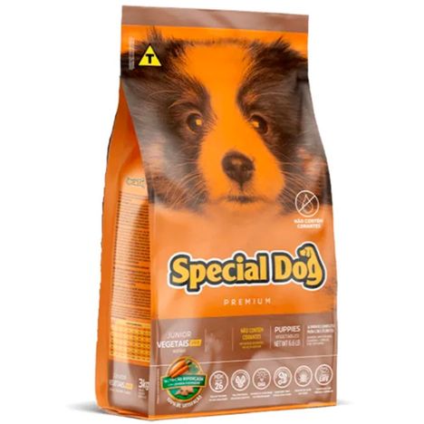 Ração Special Dog Para Cães Filhotes Vegetais Pró 1Kg