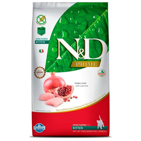 Ração N&D Gatos Filhotes Farmina Prime Sabor Frango e Romã 400g Ração N&D Gatos Filhotes Farmina Prime Sabor Frango e Romã 400g