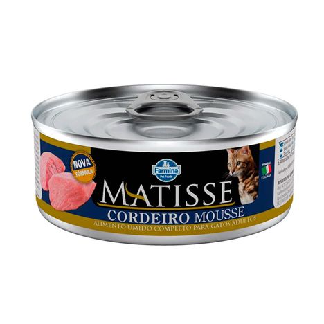 Ração Úmida Lata Matisse para Gatos Mousse Cordeiro 85g Ração Úmida Lata Matisse para Gatos Mousse Cordeiro 85g
