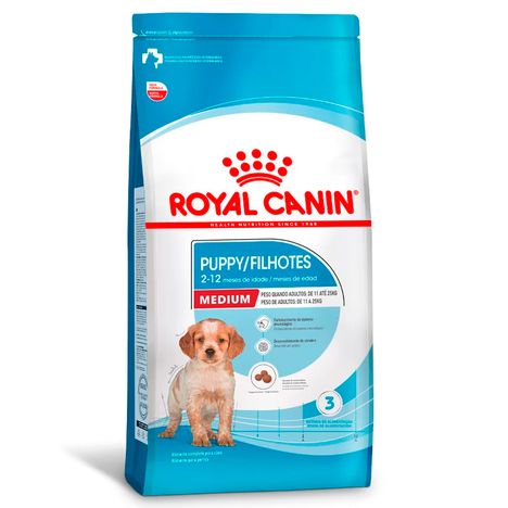 Ração Royal Canin Medium para Cães Filhotes de Porte Médio 2,5Kg