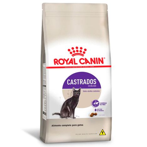 Ração Royal Canin Sterilised Para Gatos Adultos Castrados 4 kg Ração Royal Canin Sterilised Para Gatos Adultos Castrados 4 kg