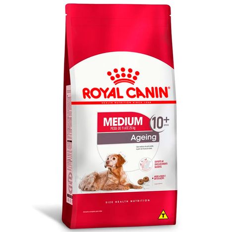Ração Royal Canin Medium Ageing 10 + para Cães Senior de Porte