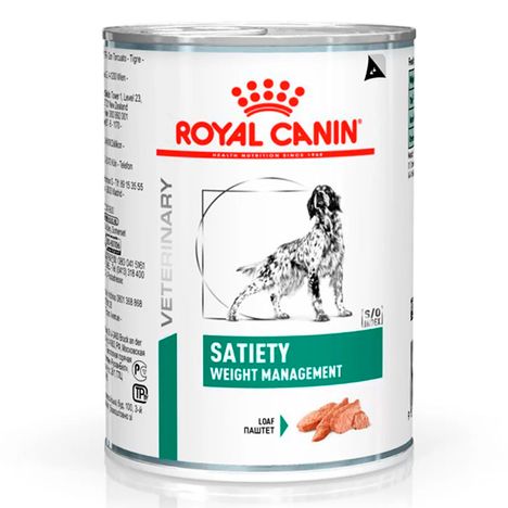 Ração Úmida Royal Canin Veterinary Satiety Support para Cães Adultos 410g Ração Úmida Royal Canin Veterinary Satiety Support para Cães Adultos 410g