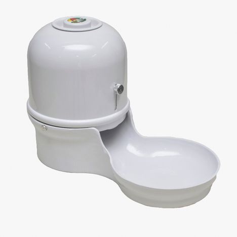 Comedouro Vida Mansa Alumínio - 1Kg Branco Comedouro Vida Mansa Alumínio - 1Kg Branco