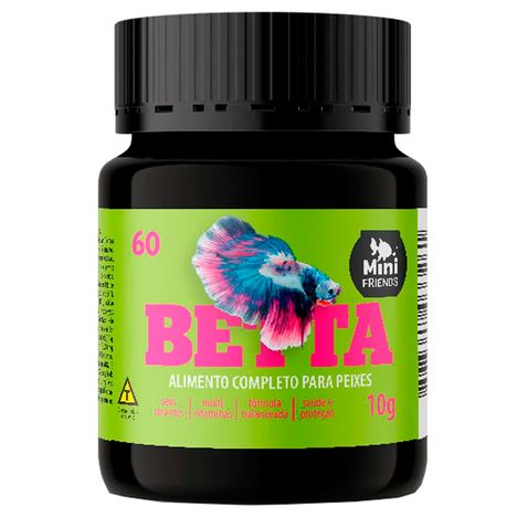Ração Mini Friends para Peixe Betta 10g Ração Mini Friends para Peixe Betta 10g