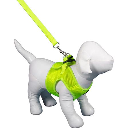 Peitoral Aerado Amarelo Flúor para Cães GG - Urban Puppy