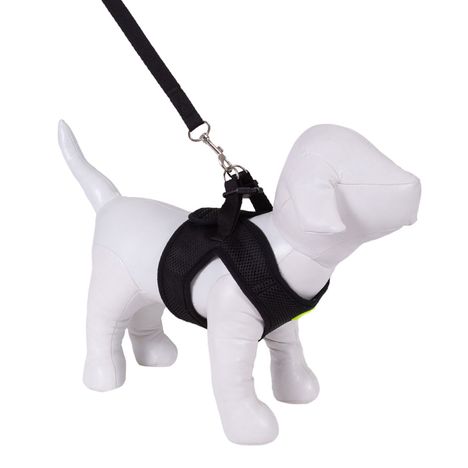 Peitoral Aerado Preto para Cães M - Urban Puppy Peitoral Aerado Preto para Cães M - Urban Puppy