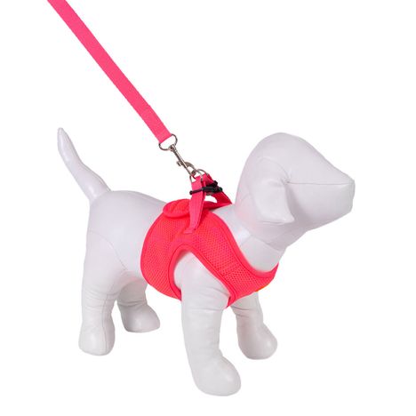 Peitoral Aerado Pink Flúor para Cães P - Urban Puppy