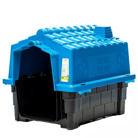 Casa Eco Colors Dog House Evolution Azul - N04 Casa Eco Colors Dog House Evolution Azul - N04