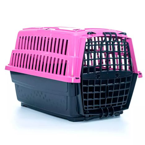 Caixa de Transporte Love Travel Rosa N03 - Pet Injet