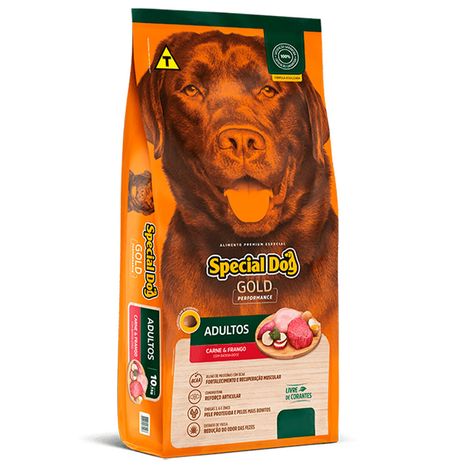 Ração Special Dog Gold Performance Carne e Frango para Cães Adultos 10,1 kg Ração Special Dog Gold Performance Carne e Frango para Cães Adultos 10,1 kg