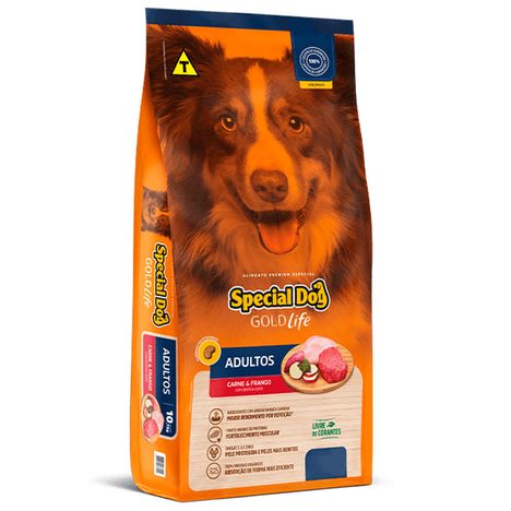 Ração Special Dog Gold Life Carne e Frango para Cães Adultos 15 kg Ração Special Dog Gold Life Carne e Frango para Cães Adultos 15 kg
