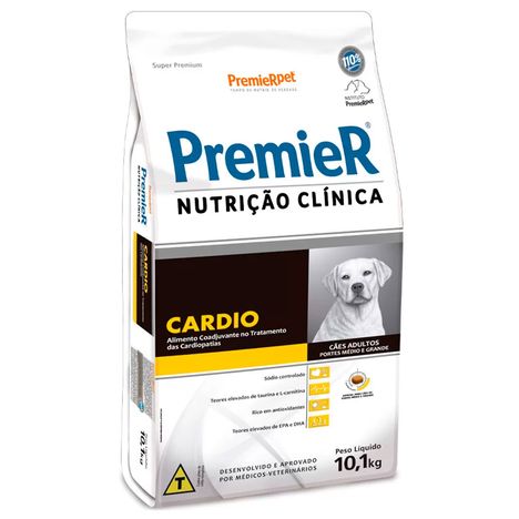 Ração Premier Nutrição Clínica Cardio para Cães de Porte Médio e Grande 10,1 kg