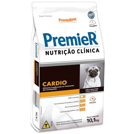 Ração Premier Nutrição Clínica Cardio para Cães de Porte Pequeno 10,1kg
