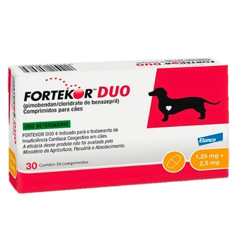 Fortekor Duo 30 Comprimidos 1,25mg + 2,5mg