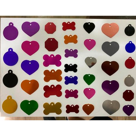 Placa de Identificação Personalizada - Osso Grande