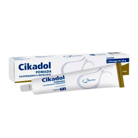 Pomada Cicatrizante Cikadol Syntec para Cães e Gatos 50g Pomada Cicatrizante Cikadol Syntec para Cães e Gatos 50g