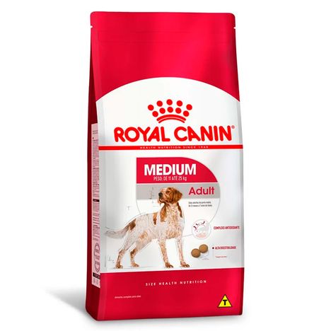 Ração Royal Canin Medium Adult para Cães Adultos de Porte Médio 2,5kg