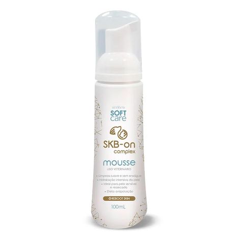 Mousse de Limpeza Soft Care SKB-on Complex para Cães e Gatos 100ml