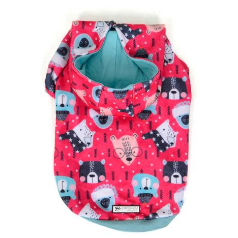 Roupinha Blusão Bichos Vermelho N04 - Emporium Distripet Roupinha Blusão Bichos Vermelho N04 - Emporium Distripet