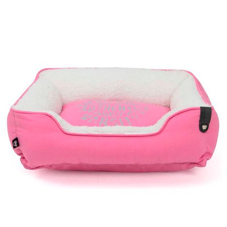 Cama Sarja com Carneirinho Rosa G - Emporium Distripet Cama Sarja com Carneirinho Rosa G - Emporium Distripet