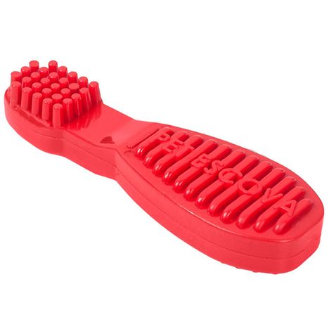 Brinquedo Mordedor Pet Escova Vermelho P - Pet Games Brinquedo Mordedor Pet Escova Vermelho P - Pet Games
