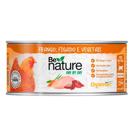 Pate Be Nature Day By Day para Gatos Filhotes Sabor Frango, Fígado e Vegetais 120 g Pate Be Nature Day By Day para Gatos Filhotes Sabor Frango, Fígado e Vegetais 120 g