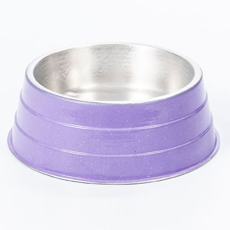 Comedouro de Alumínio Leve Pequeno Lilas - Nf Pet Comedouro de Alumínio Leve Pequeno Lilas - Nf Pet