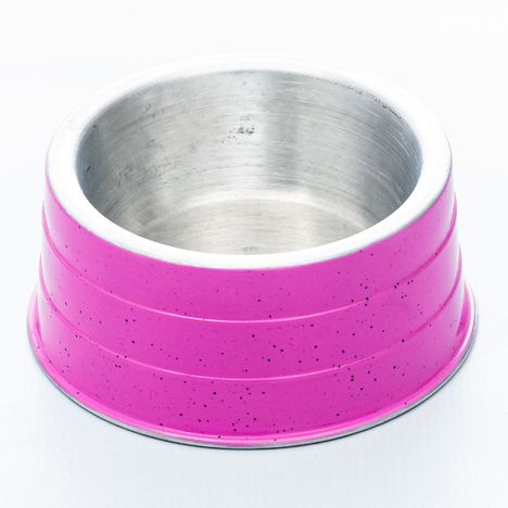 Comedouro de Alumínio Pesado Cocker Rosa - Nf Pet Comedouro de Alumínio Pesado Cocker Rosa - Nf Pet