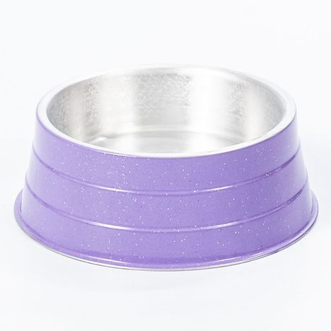 Comedouro de Alumínio Pesado Pequeno Lilas - Nf Pet Comedouro de Alumínio Pesado Pequeno Lilas - Nf Pet