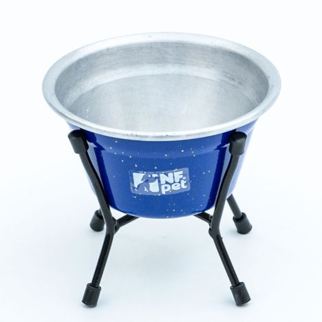 Comedouro Aramado Simples Mini Azul - Nf Pet Comedouro Aramado Simples Mini Azul - Nf Pet