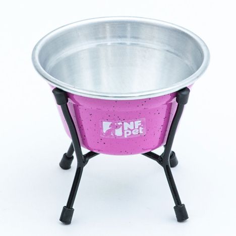 Comedouro Aramado Simples Mini Rosa - Nf Pet Comedouro Aramado Simples Mini Rosa - Nf Pet