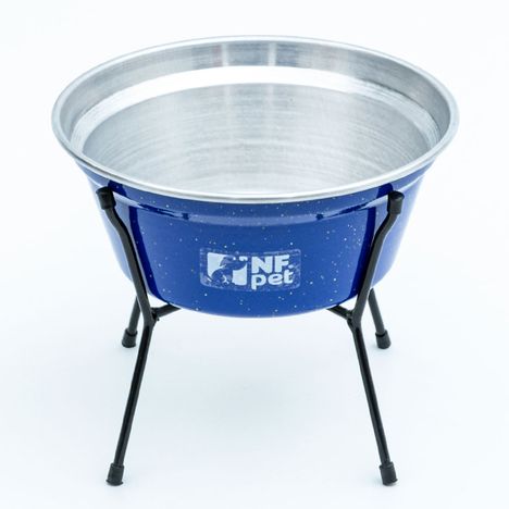 Comedouro Aramado Simples Pequeno Azul - Nf Pet Comedouro Aramado Simples Pequeno Azul - Nf Pet