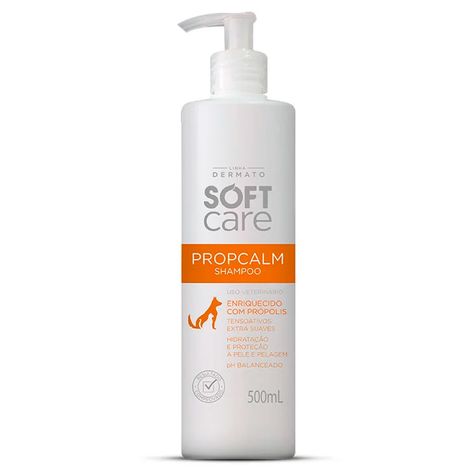 Shampoo Soft Care Propcalm para Cães e Gatos 500ml