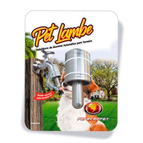 Bebedouro Para Cães Em Alumínio Automático Para Torneiras - Furacão Pet