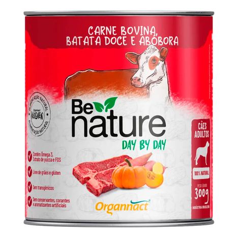 Petê Be Nature Day By Day para Cães Adultos Sabor Carne Bovina, Batata Doce e Abóbora 300 g Petê Be Nature Day By Day para Cães Adultos Sabor Carne Bovina, Batata Doce e Abóbora 300 g