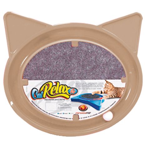 Arranhador Super Cat Relax Pop Furacão Pet - Marrom