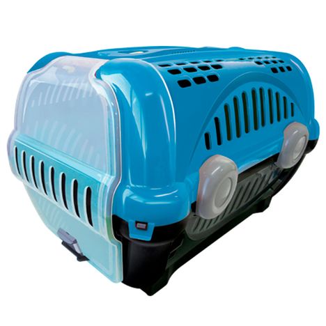 Caixa de Transporte Luxo Furacão Pet Azul - n01 Caixa de Transporte Luxo Furacão Pet Azul - n01