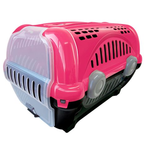 Caixa de Transporte Luxo Furacão Pet Rosa - n01