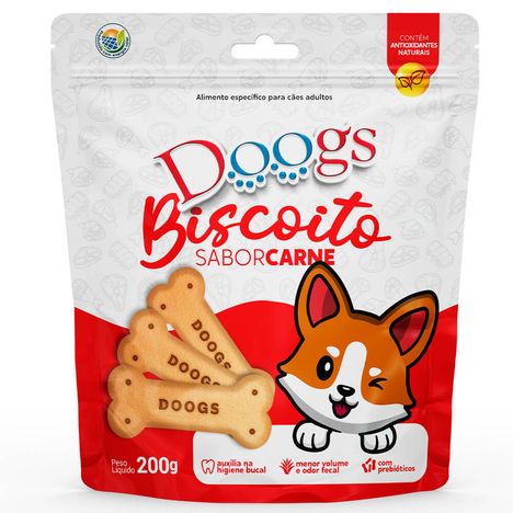 Biscoito para cachorro Doogs Carne 200gr