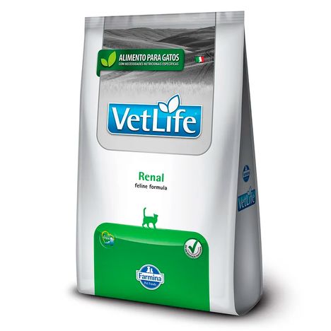 Ração Vet Life Natural Renal Para Gatos Adultos 7,5 kg Ração Vet Life Natural Renal Para Gatos Adultos 7,5 kg