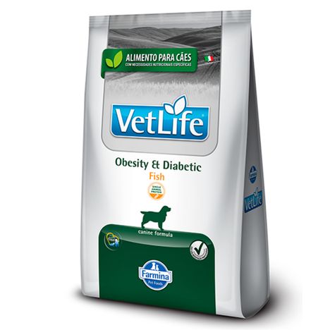 Ração Vet Life Obesit Diabet Fish para Cães 2 kg Ração Vet Life Obesit Diabet Fish para Cães 2 kg