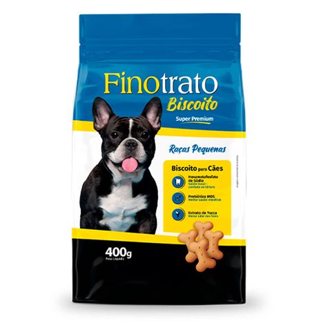 Biscoito Finotrato para Cães Adulto de Porte Pequeno 400g Biscoito Finotrato para Cães Adulto de Porte Pequeno 400g